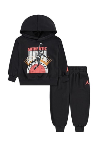 Sweat à capuche et jogging - Noir