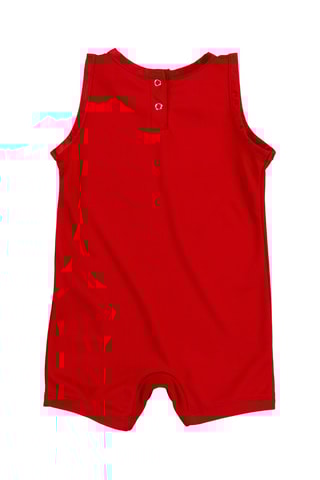 Combinaison sans manches - Rouge
