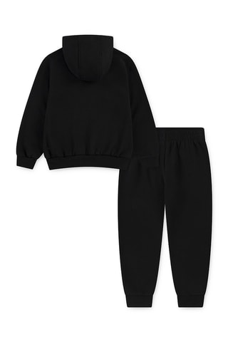 Sweat à capuche et pantalon polaires - Noir