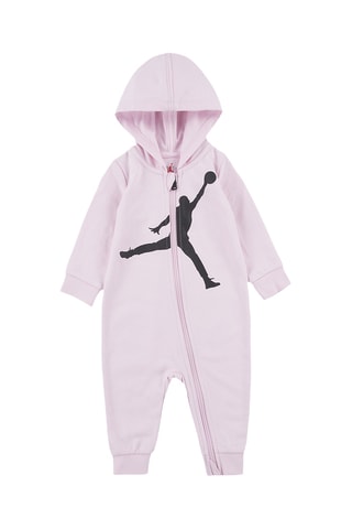 Grenouillère à capuche - Rose