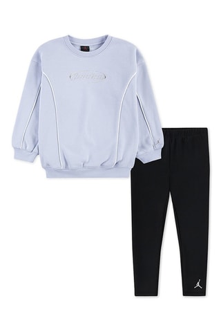 Sweat et legging polaires - Bleu