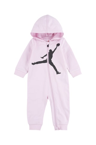 Grenouillère à capuche - Rose