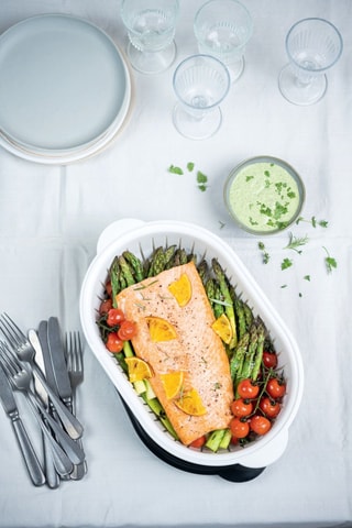 Plat de service - 22 x 11 x 33,5 cm