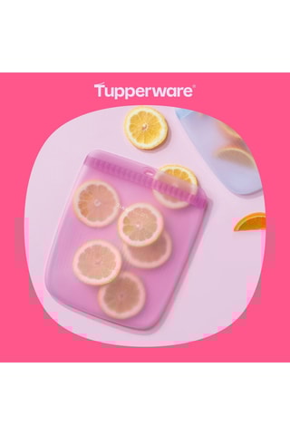 Trousse de conservation en silicone Ultimate - Rose