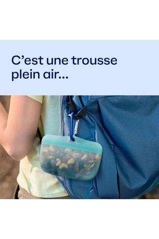 Trousse de conservation en silicone Ultimate - Ciel