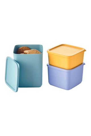 3 boîtes de conservation Cubix - 65 à 180 cl