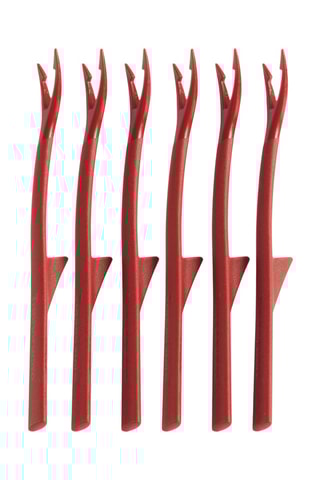 6 fourchettes - 2 x 2 x 13 cm