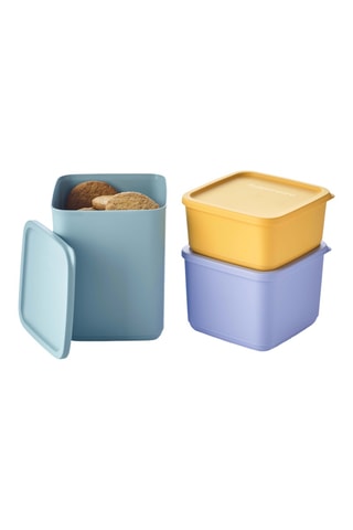 3 boîtes de conservation - 650, 1000 et 1800 ml