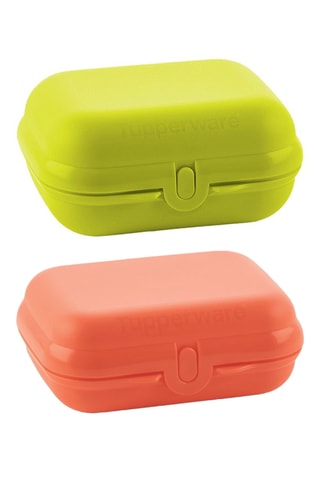 Boîte à goûter - 10,9 x 5,2 x 12,9 cm et Boîte à goûter - 10,9 x 5,2 x 12,9 cm