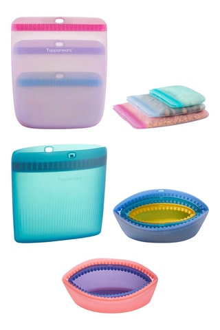 Trousse de conservation en silicone Ultimate, Trousse de conservation en silicone Ultimate, 	Sac de conservation en silicone Ultimate, Sac de conservation en silicone Ultimate, Trousse de conservation en silicone Ultimate et Trousse de conservation en sil
