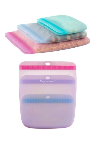 	Trousse de conservation en silicone Ultimate - Rose et 	Trousse de conservation en silicone Ultimate - Ciel