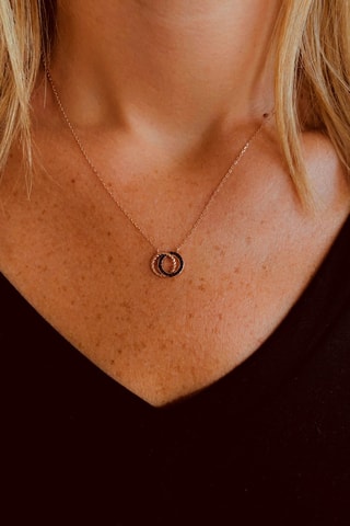 Collar - Plata chapada en oro rosa