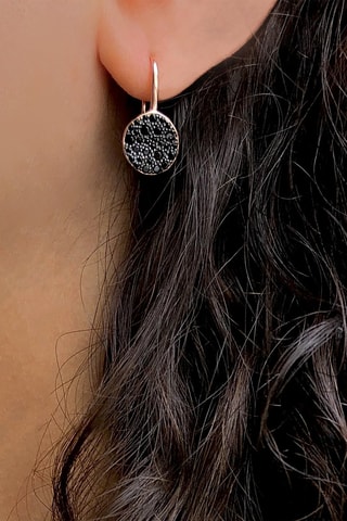 Pendientes Plata chapada en oro rosa