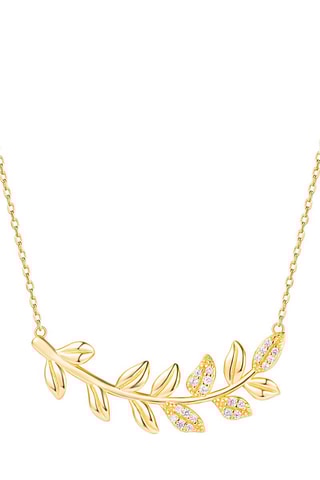 Collar - Plata chapada en oro amarillo