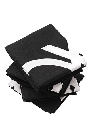 4 tovagliette - Nero - 45 x 30 cm