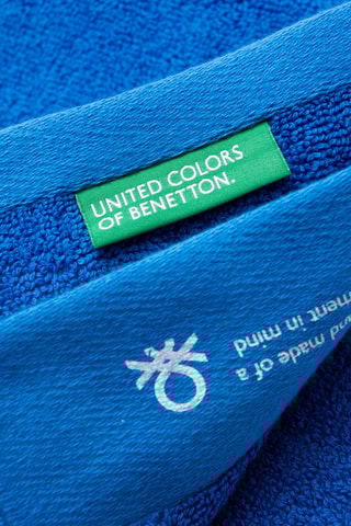 Asciugamano in cotone bio - Blu - 50 x 90 cm