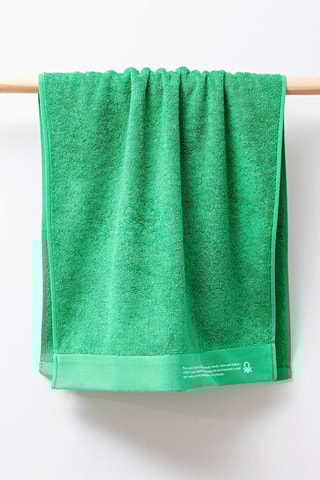 Asciugamano in cotone bio - Verde - 50 x 90 cm