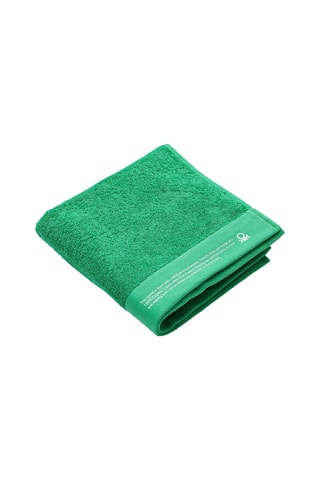 Asciugamano in cotone bio - Verde - 50 x 90 cm