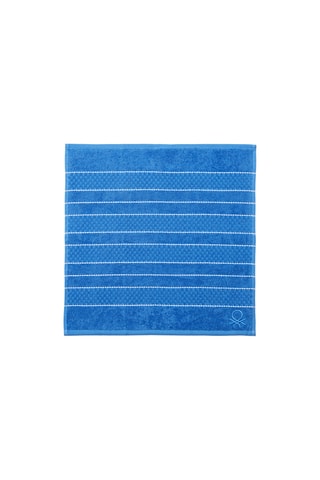 Strofinaccio e 2 tovaglioli - Blu e bianco