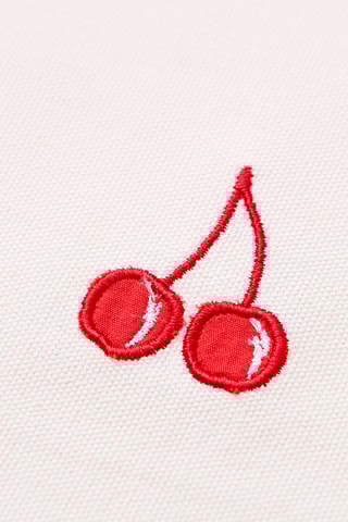 4 tovagliette - Rosso e crema - 45 x 35 cm