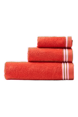 Telo doccia - Rosso - 70 x 140 cm