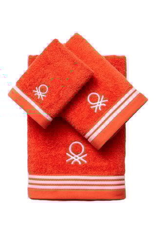 Telo doccia - Rosso - 70 x 140 cm