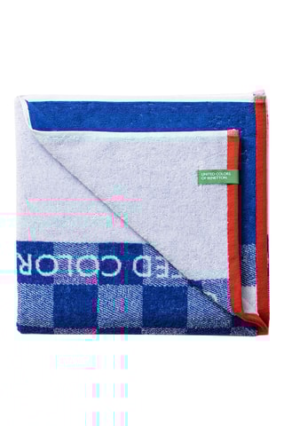 Telo doccia - Blu - 140 x 70 cm