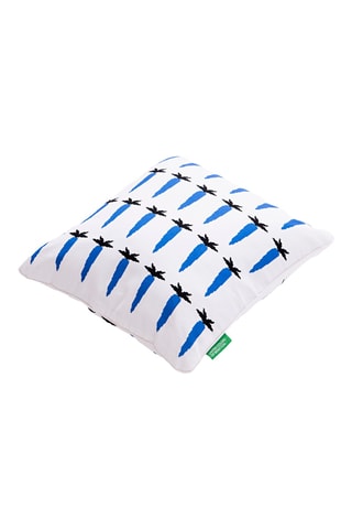 Cuscino - Blu e bianco - 40 x 40 cm