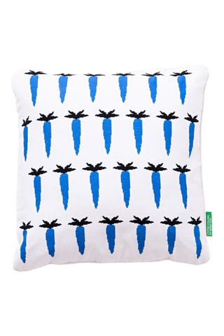 Cuscino - Blu e bianco - 40 x 40 cm