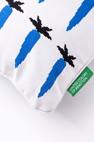 Cuscino - Blu e bianco - 40 x 40 cm