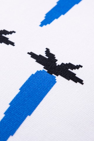 Cuscino - Blu e bianco - 40 x 40 cm