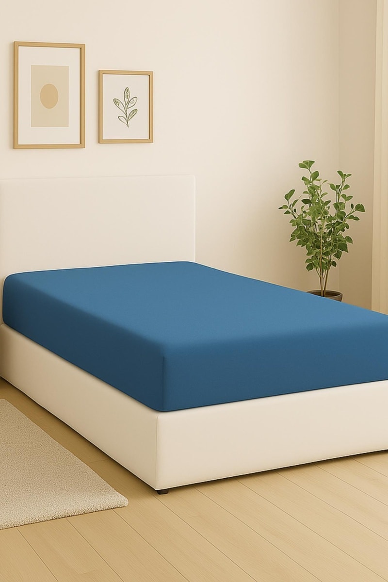 Benetton Azul Sábana Bajera