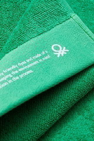Telo bagno in cotone bio - Verde - 90 x 150 cm