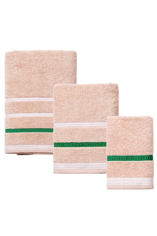 Set 3 asciugamani - Beige