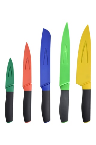 Set 5 coltelli in acciaio inossidabile