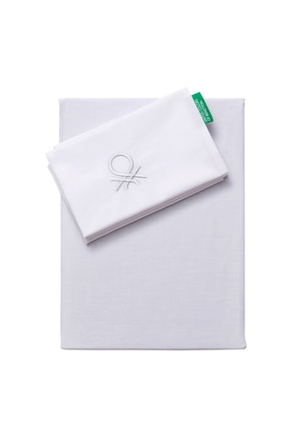 Parure copripiumino in cotone 79 fili/cm² - Bianco