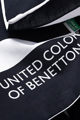 Parure copripiumino in cotone 79 fili/cm² - Nero e bianco