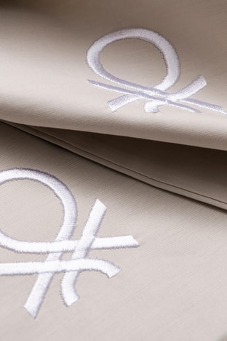 Parure copripiumino in cotone 79 fili/cm² - Beige