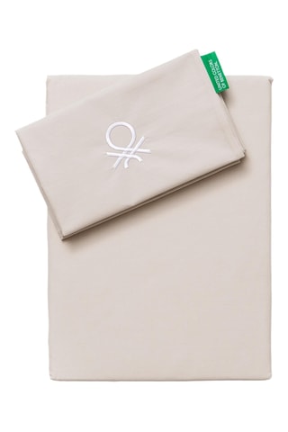 Parure copripiumino in cotone 79 fili/cm² - Beige