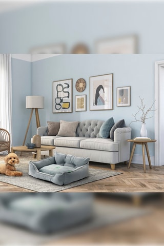 Lettino per animali - Grigio - 65 x 50 x 20 cm