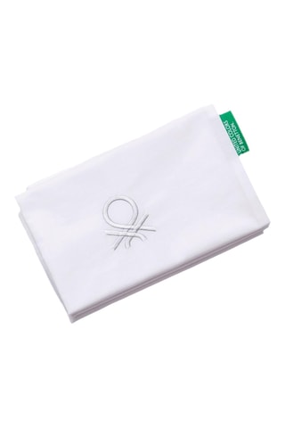 Parure copripiumino in cotone 79 fili/cm² - Bianco