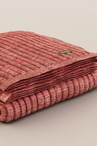 Plaid - Verde e crema - 140 x 190 cm