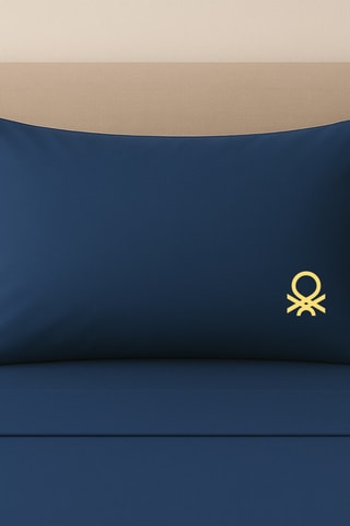 Parure lenzuola in cotone 71 fili/cm² - Navy