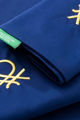 Parure lenzuola in cotone 71 fili/cm² - Navy