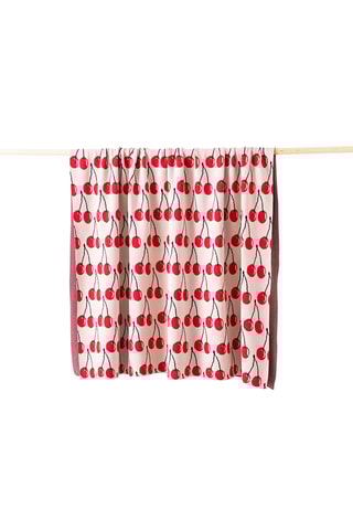 Plaid - Crema e rosso - 140 x 190 cm