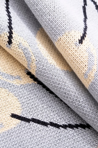 Plaid - Blu e giallo - 140 x 190 cm