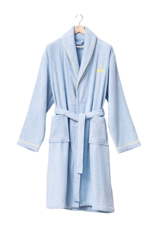 Accappatoio - Celeste e giallo