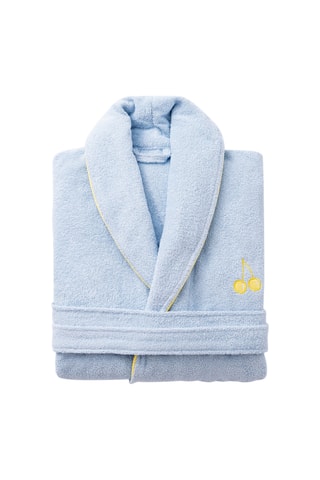 Accappatoio - Celeste e giallo