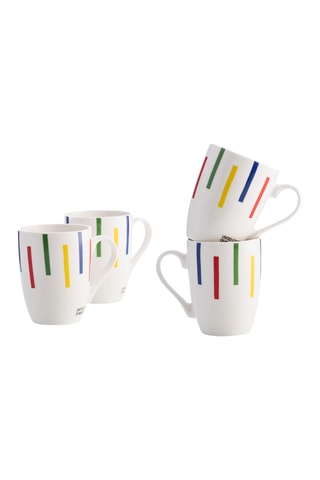 4 mug in porcellana - 36 cl