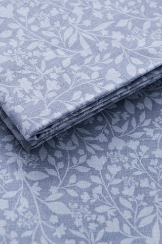 Parure lenzuola in cotone 57 fili/cm² - Blu